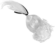 Vaguelly Lawyer Wig Wigs Costumes for Man Costume Mens Wig Hair Wig Halloween Costume for Cosplay Costumes Outfits Costumes for Halloween Decoration Chemical Fiber White