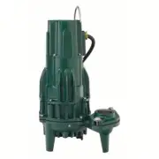 ZOELLER N161 SEWAGE EJECTOR PUMP, 1/2 HP, 115V AC, 15.0 A, 1-PHASE, 4NW04, NEW!!