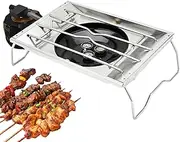 Outdoor Stove - Foldable Outside Cooking Burner | High-Efficiency Backpacking Burner Outdoor Gear, Lightweight Camping Equipment for Picnic Backpacking Barbecue