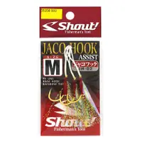 在飛比找蝦皮商城優惠-Shout 鐵板鉤+金線 JH-02 日本進口 鐵板路亞 岸