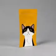 Glasses Soft Pouch - Cute Tuxedo Cat, Eyeglass Case Holder Storage, Kawaii