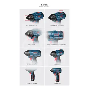 買就送起子頭組 BOSCH博世 原廠保固 GDR 120-LI 12V 2.0Ah雙電 衝擊起子機【626番職人倉庫】