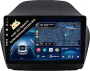 [4+64GB] Keconsing 10.1" Android 14 Autoradio for Hyundai Tucson IX35 2010 2011 2012 2013 2014 2015 Radio Carplay, Wireless Car Play GPS Auto Navi Screen Bluetooth Navigation Touchscreen Mirror Link