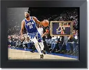 sufenvera Sports Fans Poster - Print Signed Joel Embiid Framed Mini Film Photo Display,Gifts for Basketball Fans 8x6 Inches