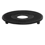 Avanti Hobnail Cast Iron Trivet - 13cm Dia - Black