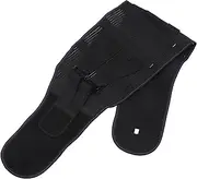1Pc Elastic Waist Support Belt for Fitness Sports Breathable Lumbar Belt for Injury Prevention for Gym Running Weightlifting Daily Use Black