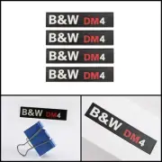 B&W DM4 Bowers Wilkins logo badge Sticker Decal 64mm(2.51")X14mm(0.55")