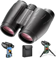 25x30 High Powered Binoculars for Adults,Compact/Waterproof Binoculars with Universal Phone Adapter, Tripod and Tripod Adapter, Large View Binoculars for Bird Watching，Outdoor Sports and Concerts