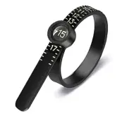 1 Pack 1-17 Ring Sizer Measuring Set Gauge Measure Tool Jewelry Sizing Tool