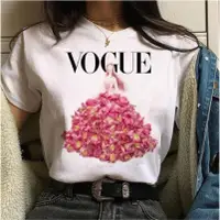 在飛比找蝦皮購物優惠-Vogue 3D Rose T Shirt 2021年新款3