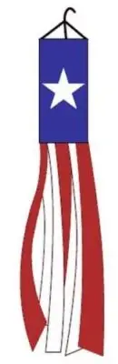 Texas State Windsock Polyester 60 Inch Outdoor Garden Wind Sock Decoration