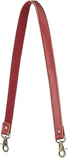 [uxcell] Leather Purse Strap Replacement, 23.6" Purse Straps Replacement Crossbody Universal Shoulder Stripe for Purses Handbags, Burgundy