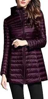 [JEShifangjiusu] Women's Lightweight and Thin Sports Coat Casual Zip Jacket Warm Winter Sportswear, purple, S