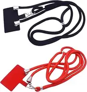 SEWACC 1 Pair Adjustable Phone Lanyards Long Wrist Straps for Phones Durable No Tool Installation for Hands Use