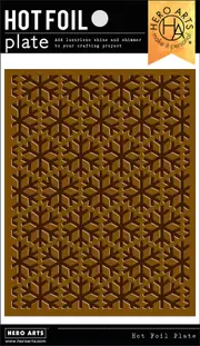 Hero Arts Snowflake Pattern Hot Foil Plate