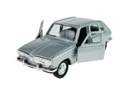 WELLY RENAULT 16 SILVER OLD TIMER 1:34 DIE CAST METAL MODEL NEW IN BOX