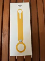 apple airtag silicone Loop case Yellow NIB Sealed