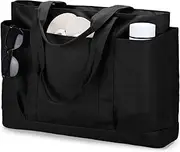 Extra Large Beach Bag, VASCHY Waterproof Sandproof Tote Bag for Travel w Zipper Fold-able Swimming Pool Bag with Wet bag Casual Weekender Shopping Bag