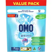 OMO Sensitive Laundry Capsules 3-In-1 50 pack