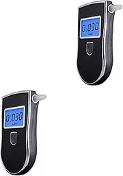 FRCOLOR 2pcs Police Digital Breath Alcohol Tester Lcd Screen 0.000-0.199% Alcohol