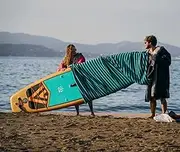 Fatstick Stand Up Paddle Board Stretch Sock Cover - Fits 10ft to 11.5ft - Protects SUP & Surf Boards - Doubles as Beach Towel or Blanket