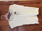 New Lauren Ralph Lauren white sweater Sleevless M $98 NWT