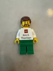 LEGO Employee Business Card Sigfig Minifigure Kim E. Thomsen