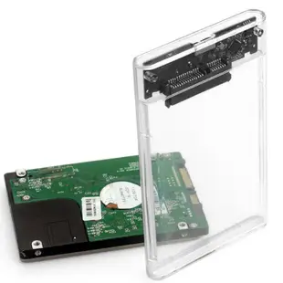 【DI343】透明移動硬碟盒USB3.0外接盒USB3.0 全透視2.5吋SATA硬碟外接盒 外接硬 (6.6折)