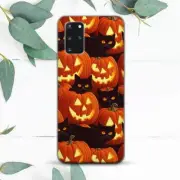 Halloween Pumpkin Black Cats Case For Samsung Note 20 S10 S20 S21 S22 S23 S24 FE