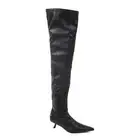 Anine Bing Hilda Tall Boots Over The Knee Point Toe Vegan Faux Leather NEW 37