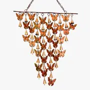 Garden Wind Chimes Butterfly Metal Bells Hanging Mobile Patio Decor Large
