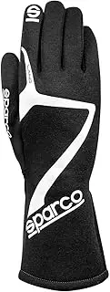sparco FIA 8856-2018-DC.409.24-G Certified Racing Gloves Land Black (Black) Size 11