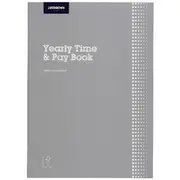 J.Burrows Yearly Time and Pay Book