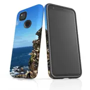 For Google Pixel 4a Case Armour Protective Cover Ocean Cliffs