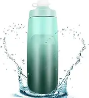 Water Bottle for Bicycle Cage, Mountain Bike Water Bottle - 750 ml Gradient Sports Water Container, Leak-proof Drink Cup, Portable Quick Drinking Nozzle, Gym Supplies for the