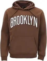 [FIL] Mens Fleece Hoodie Pullover Hooded Embroidered Jumper Sweater - Brooklyn