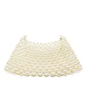 [NINA] Hallie Bag in Ivory Bead