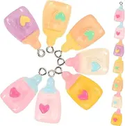 TEHAUX Unique Charms in Bulk 20pcs Resin Charms for Earring Necklace Bracelet Making