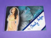 2011 Benchwarmer CHARITY HODGES Blue Ink Autograph/5 Two & A Half Men - Bikini