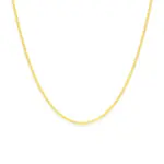 9ct Gold 30cm Solid Curb Chain