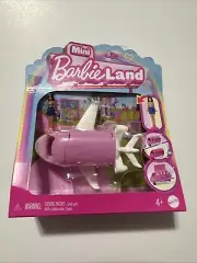 Mattel Mini Barbie Land Airplane & Mini Barbie 4+ Color Changing
