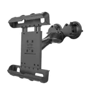 RAM Dual Suction Cup Ball Mount Large Tablet Holder - Fits iPad and More w/ Case