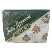 Vintage Lady Pepperell 3 Piece Twin Sheet Set Country Manor New Sealed