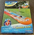 NEW!! H2O GO 18ft Double Lane Slip-n-Slide with Drench Pool - FACTORY SEALED!!