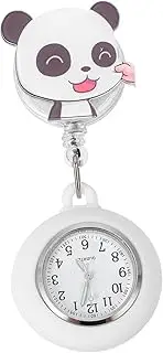 [CONGARTENO] 1pc Nurse Table Nursing Watch Clip For Nurses Accessories Digital Cute Panda Reel Sports Watch for Women Retractable Nurses Fob Watch Chain Light Pocket Watch Nurse Fob Watch