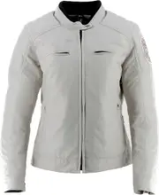 Helstons Widow Ladies Motorcycle Textile Jacket, silver, Size M for Men