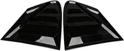 Car Window Side Louvers Vent Compatible for Ford Focus ST-LINE Hatchback 2019 2020 Auto Accessories