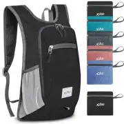 Hiking Backpack 10L Small Travel Backpack Lightweight Daypack Foldable Black
