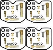4 Sets Motorcycle Accessories Carburetor Repair Kits for Kawasaki for Zephyr 750 ZR750 ZR-7S 2003 ZRX1100 ZRX1200