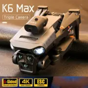 Mini Drone 4K 3 Cameras Optical Flow Localization Four-way Obstacle Avoidance
